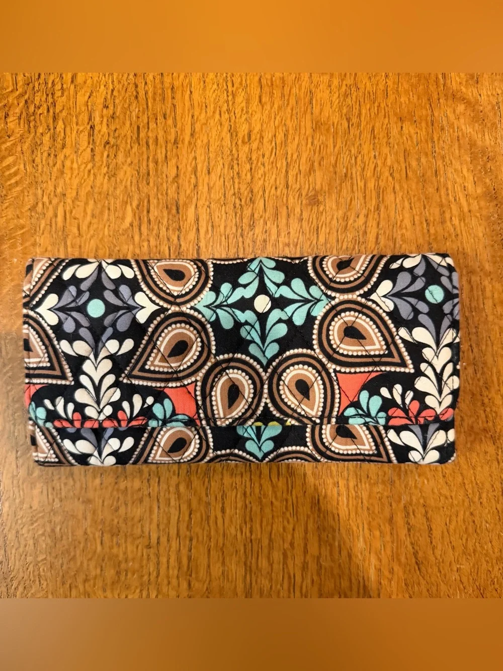 Vera Bradley trifold wallet, Sierra pattern, NWOT